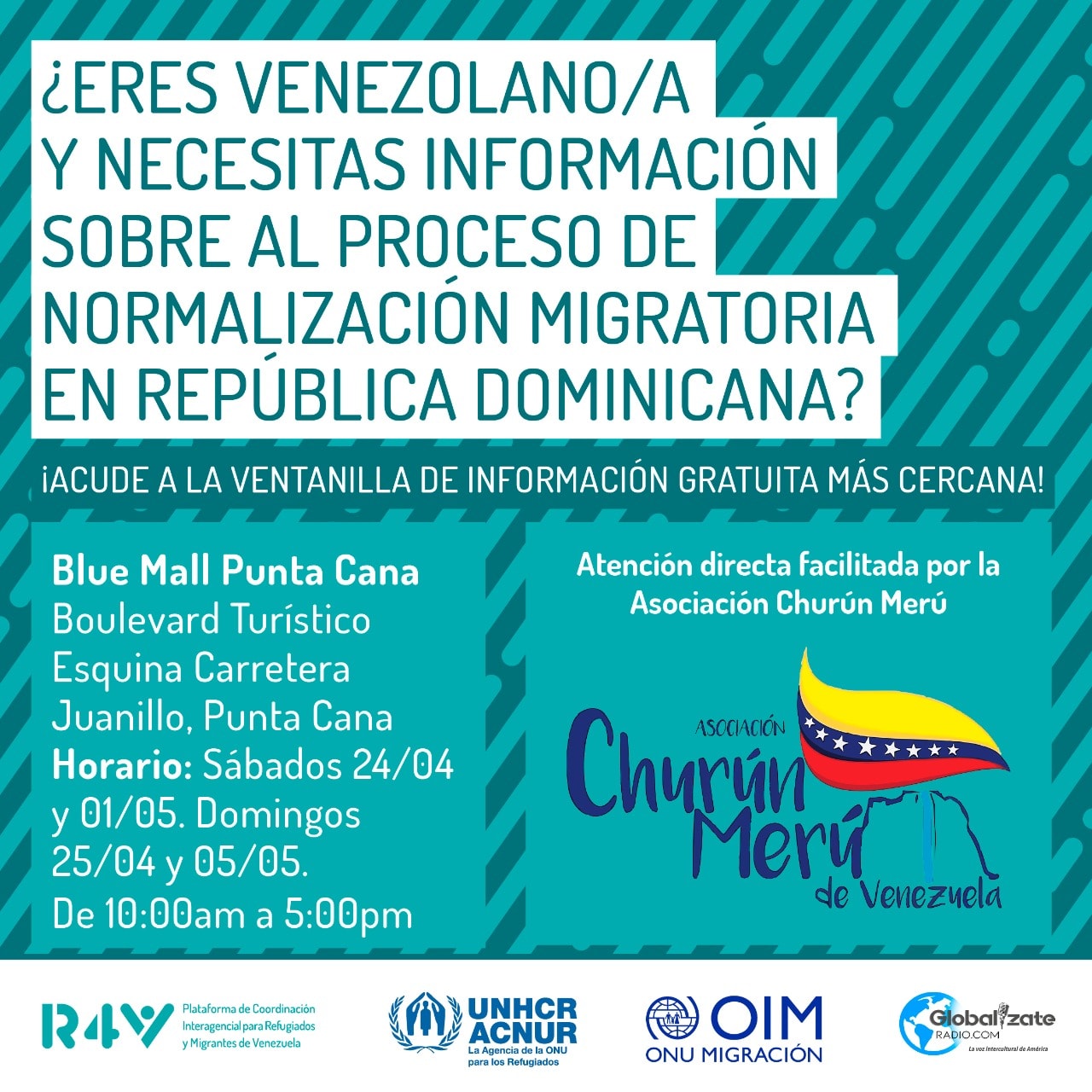 Imagen de Ventanilla de Información proceso de normalización venezolanos en RD