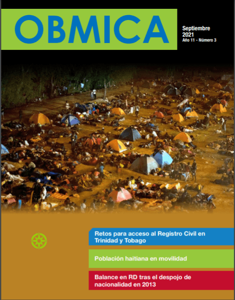 Portada de Boletín Obmica Septiembre 2021